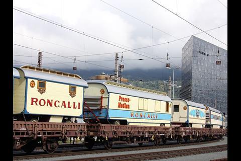 Rail Cargo Group is providing custom logistics services for Circus Roncalli's 2018 tour of Austria and Germany.